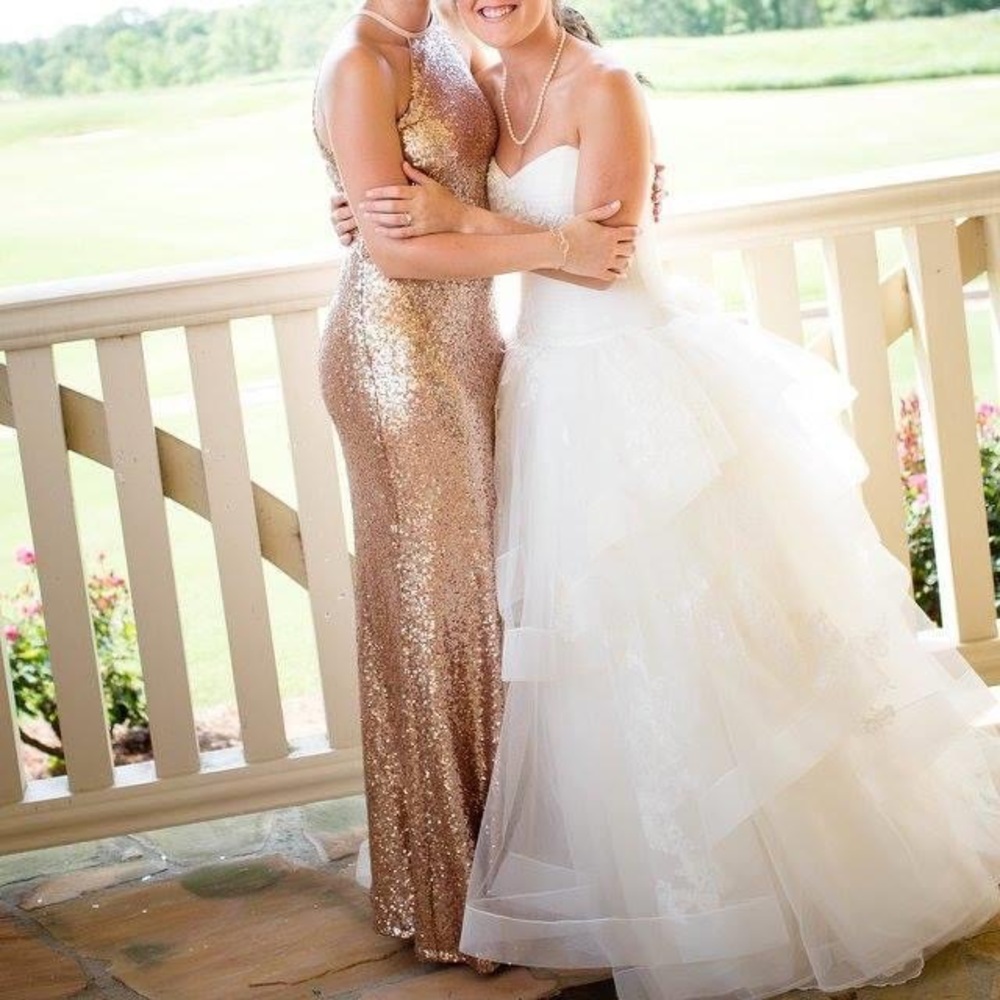 Formal dress- rose gold